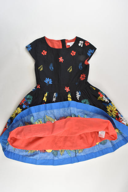 Pumpkin Patch Size 5 Lined Floral Dress