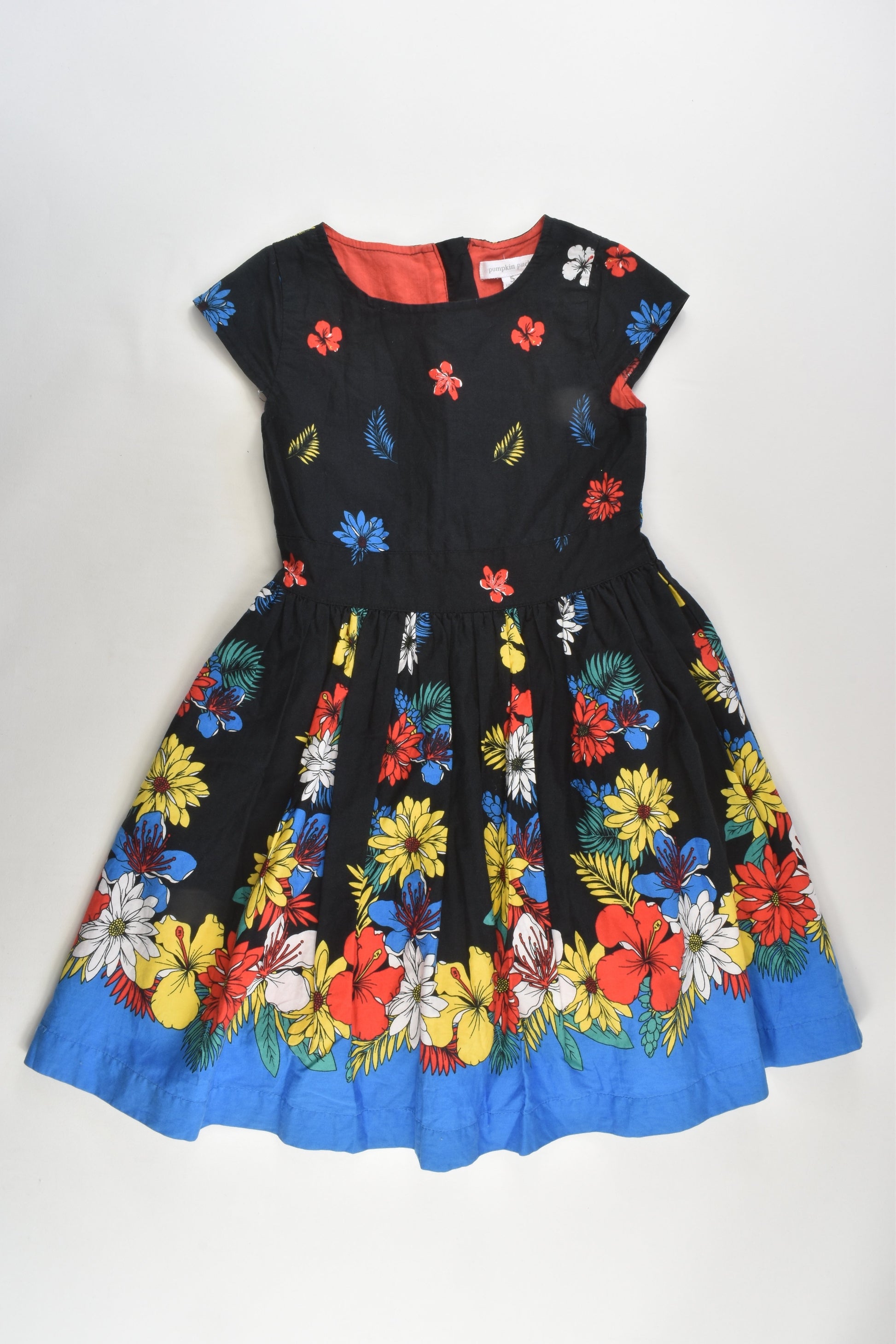 Pumpkin Patch Size 5 Lined Floral Dress