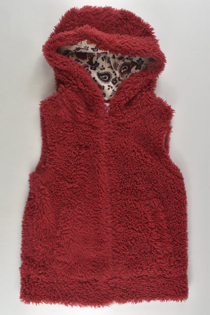 Pumpkin Patch Size 5 Lined Fluffy Vest