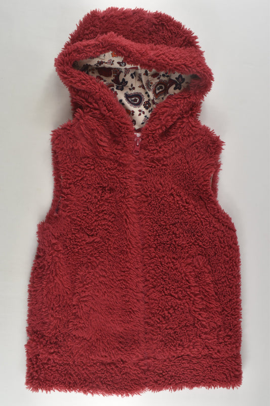 Pumpkin Patch Size 5 Lined Fluffy Vest