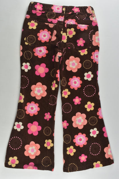 Pumpkin Patch Size 5 Retro Flowers Cord Pants