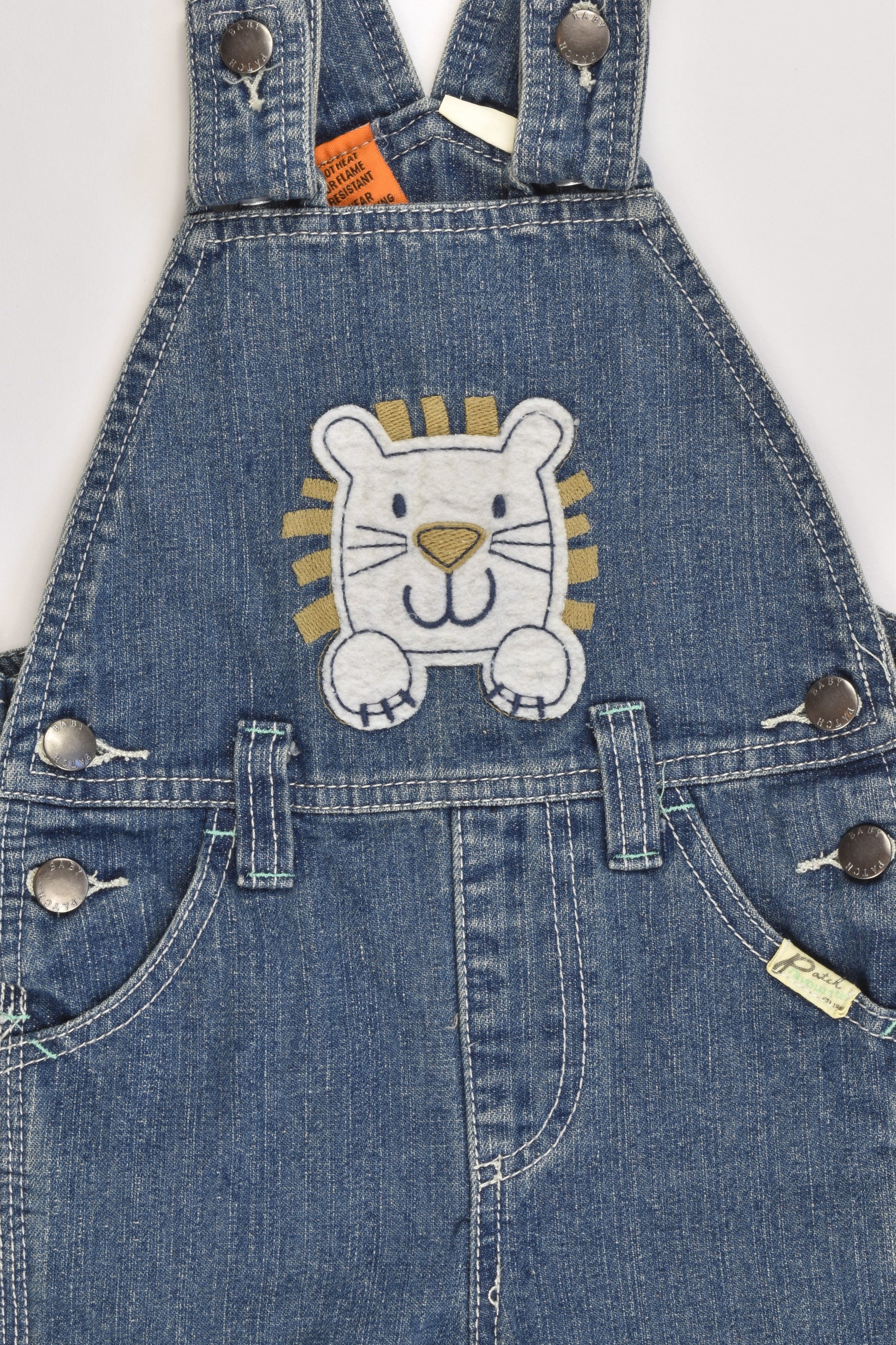 Pumpkin Patch Size 6-12 months (0) Denim Overalls