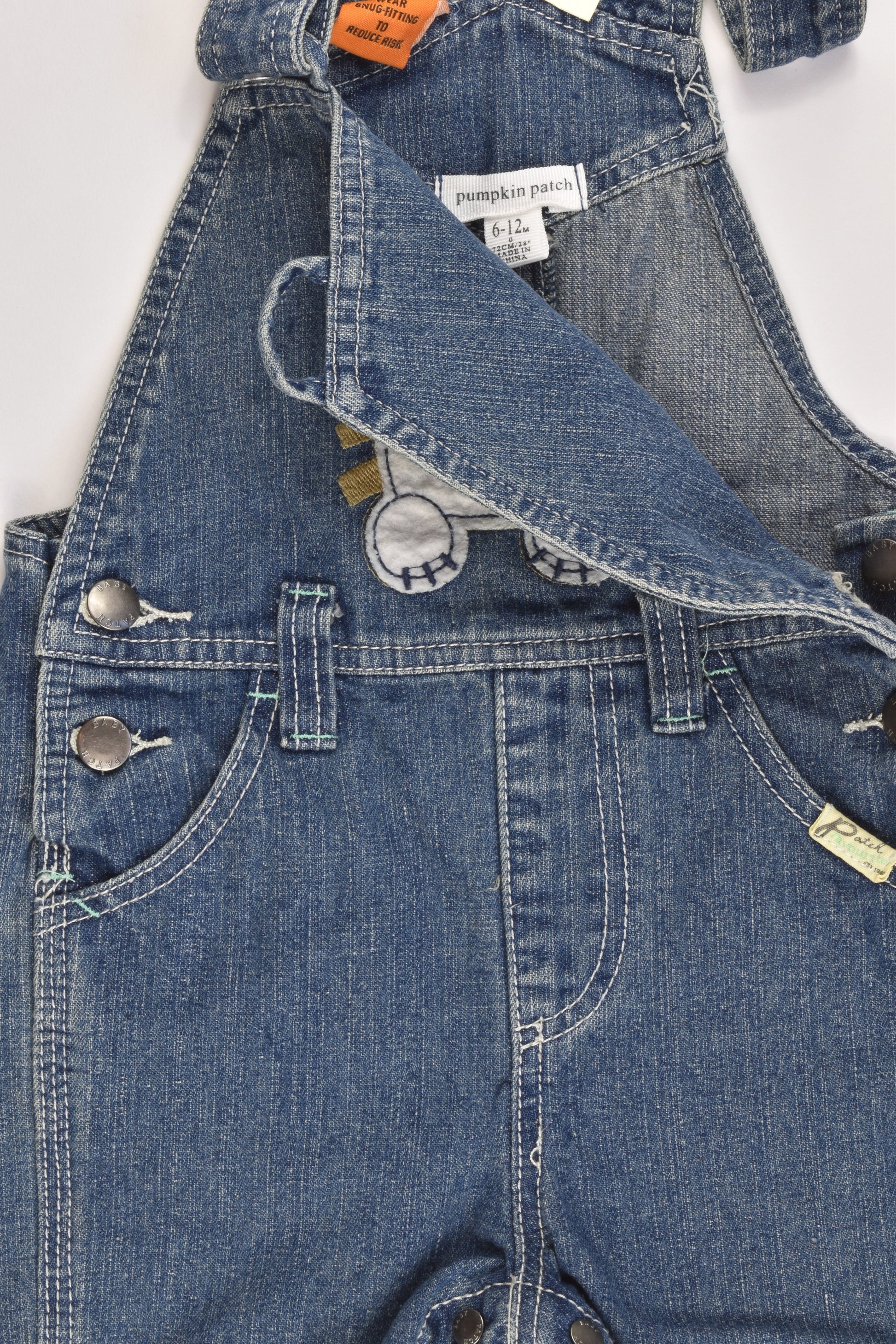 Pumpkin Patch Size 6-12 months (0) Denim Overalls