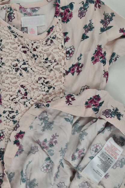 Pumpkin Patch Size 6 Floral Viscose Dress