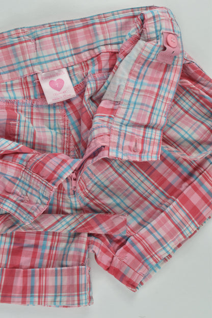 Pumpkin Patch Size 7 Checked Shorts