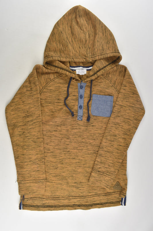 Pumpkin Patch Size 8 Hooded Waffle Top