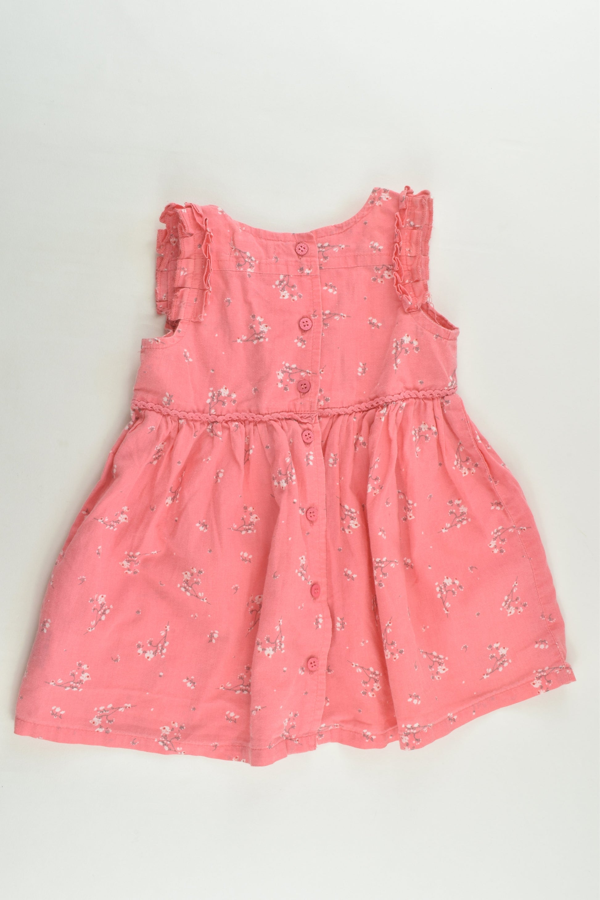 Purebaby Size 0 (6-12 months) Floral Dress
