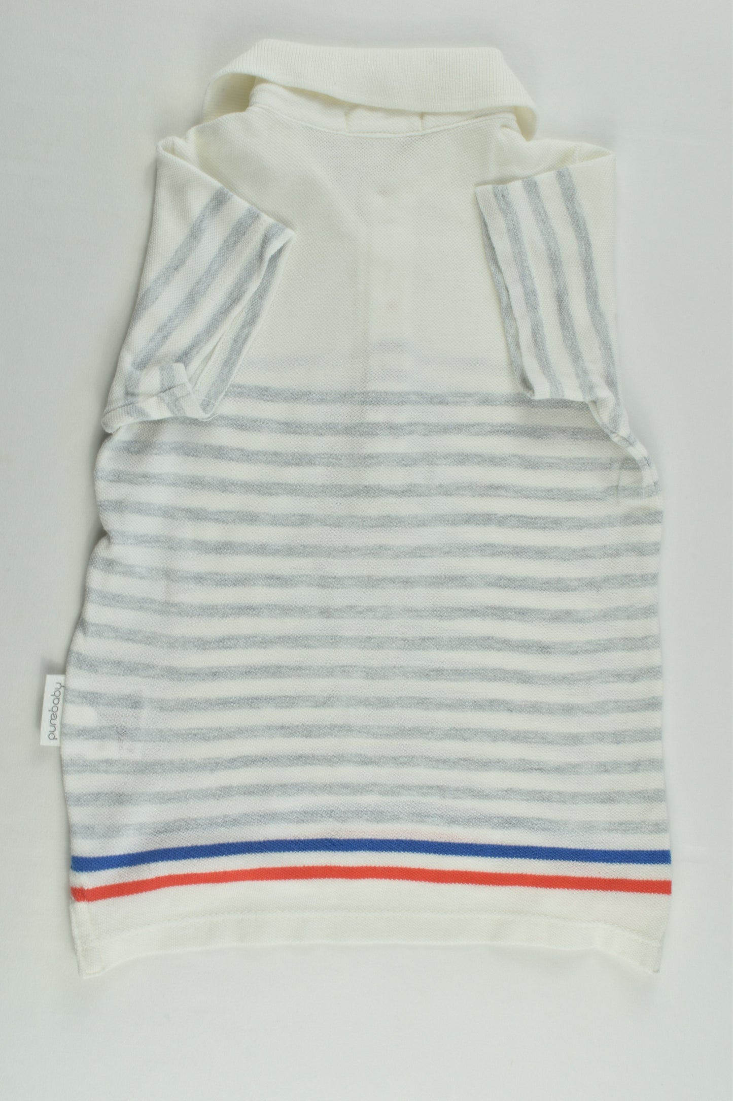 Purebaby Size 0 (6-12 months) Polo Shirt