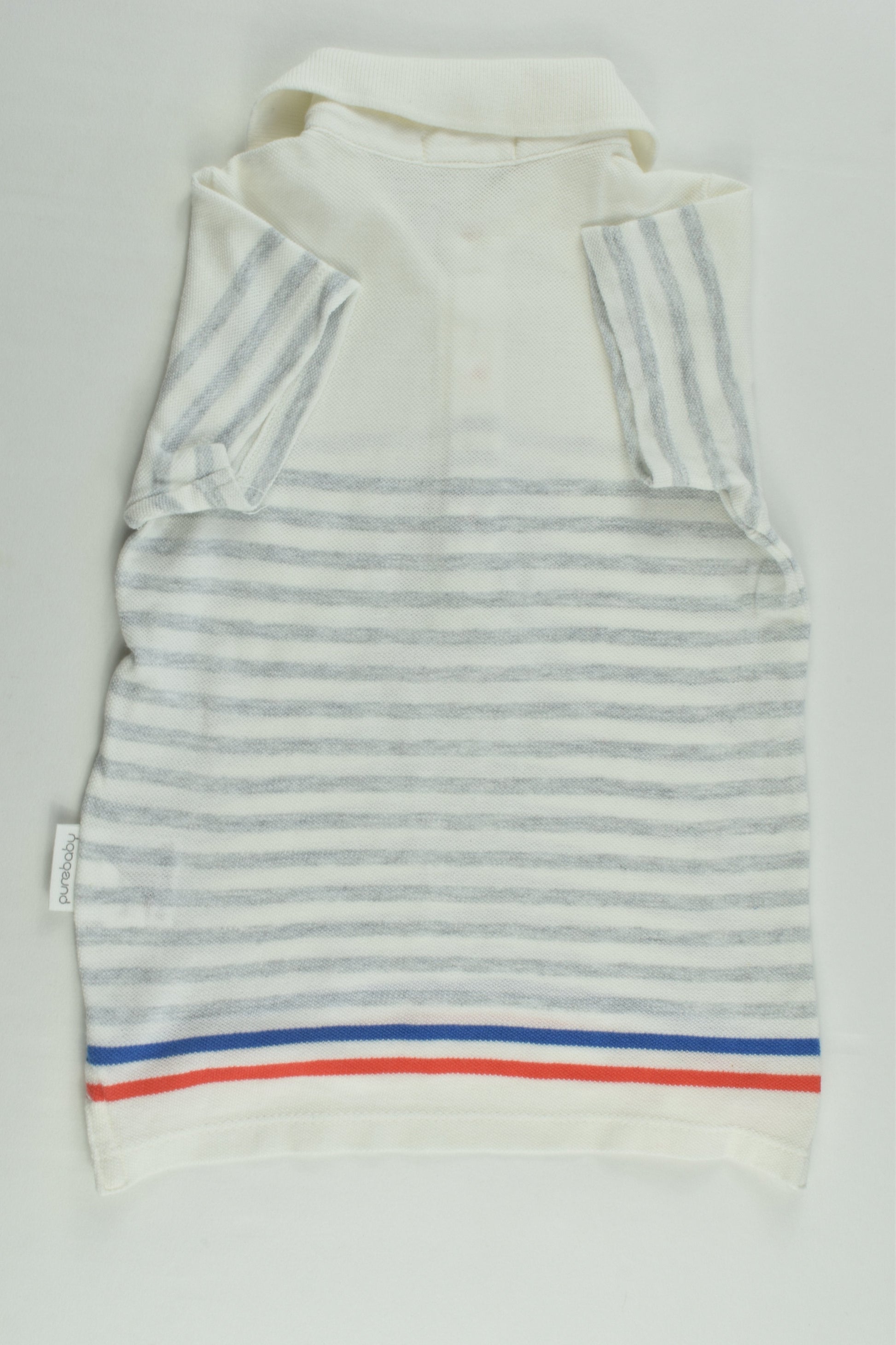 Purebaby Size 0 (6-12 months) Polo Shirt