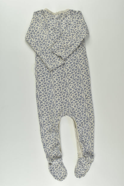 Purebaby Size 0 Footed Romper