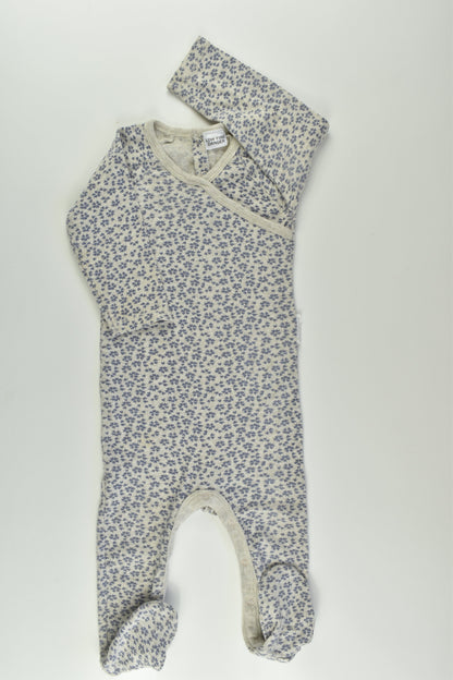 Purebaby Size 0 Footed Romper