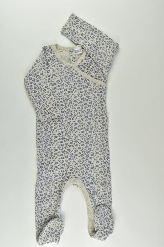 Purebaby Size 0 Footed Romper