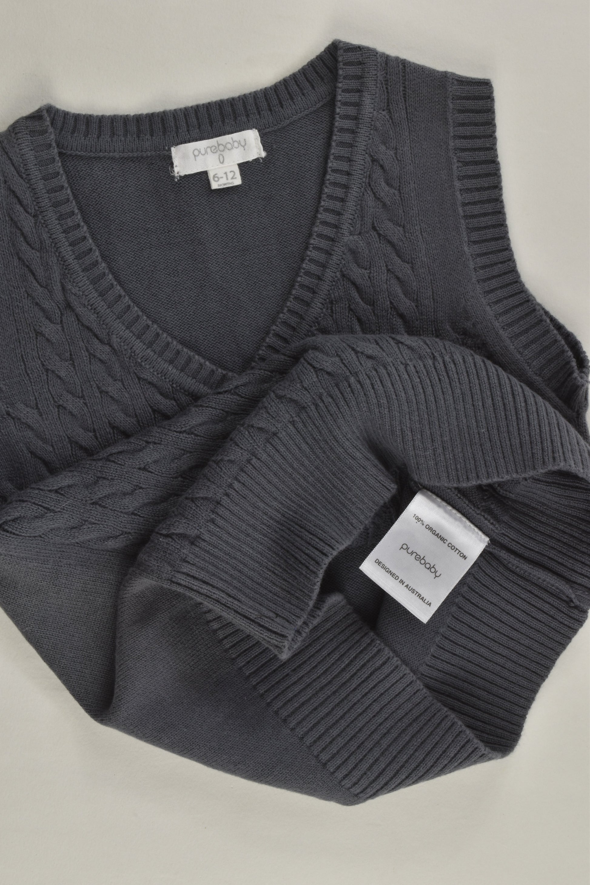 Purebaby Size 0 Knit Vest