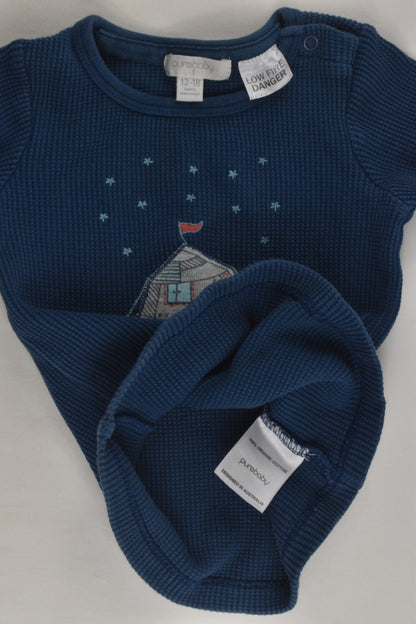 Purebaby Size 0 Waffle Top