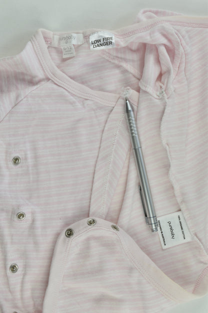 Purebaby Size 0 Wrap Bodysuit