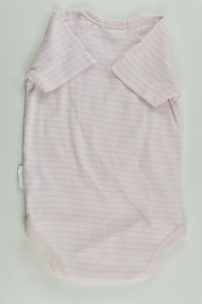 Purebaby Size 0 Wrap Bodysuit