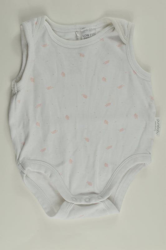 Purebaby Size 00 Bodysuit