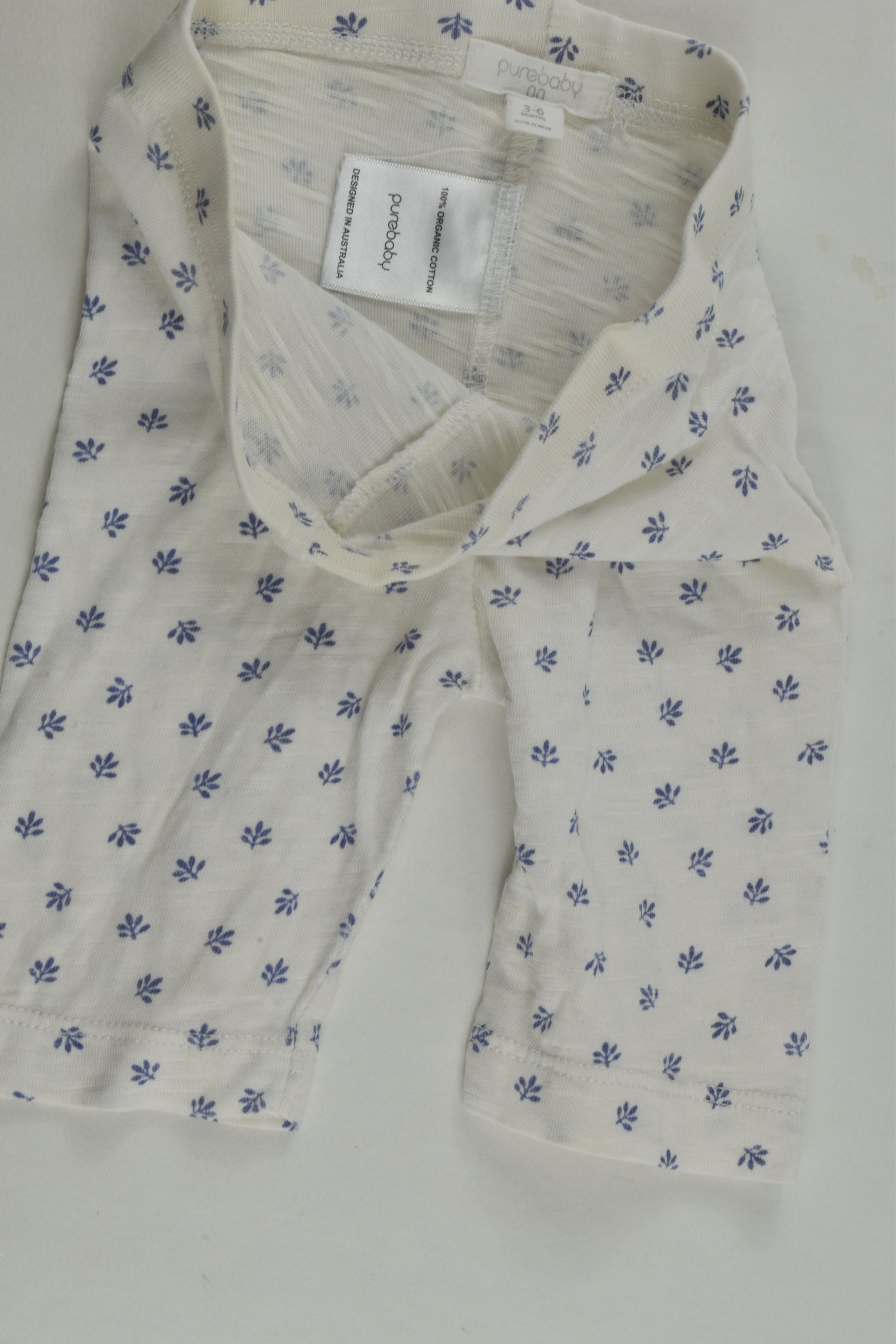 Purebaby Size 00 Short Leggings