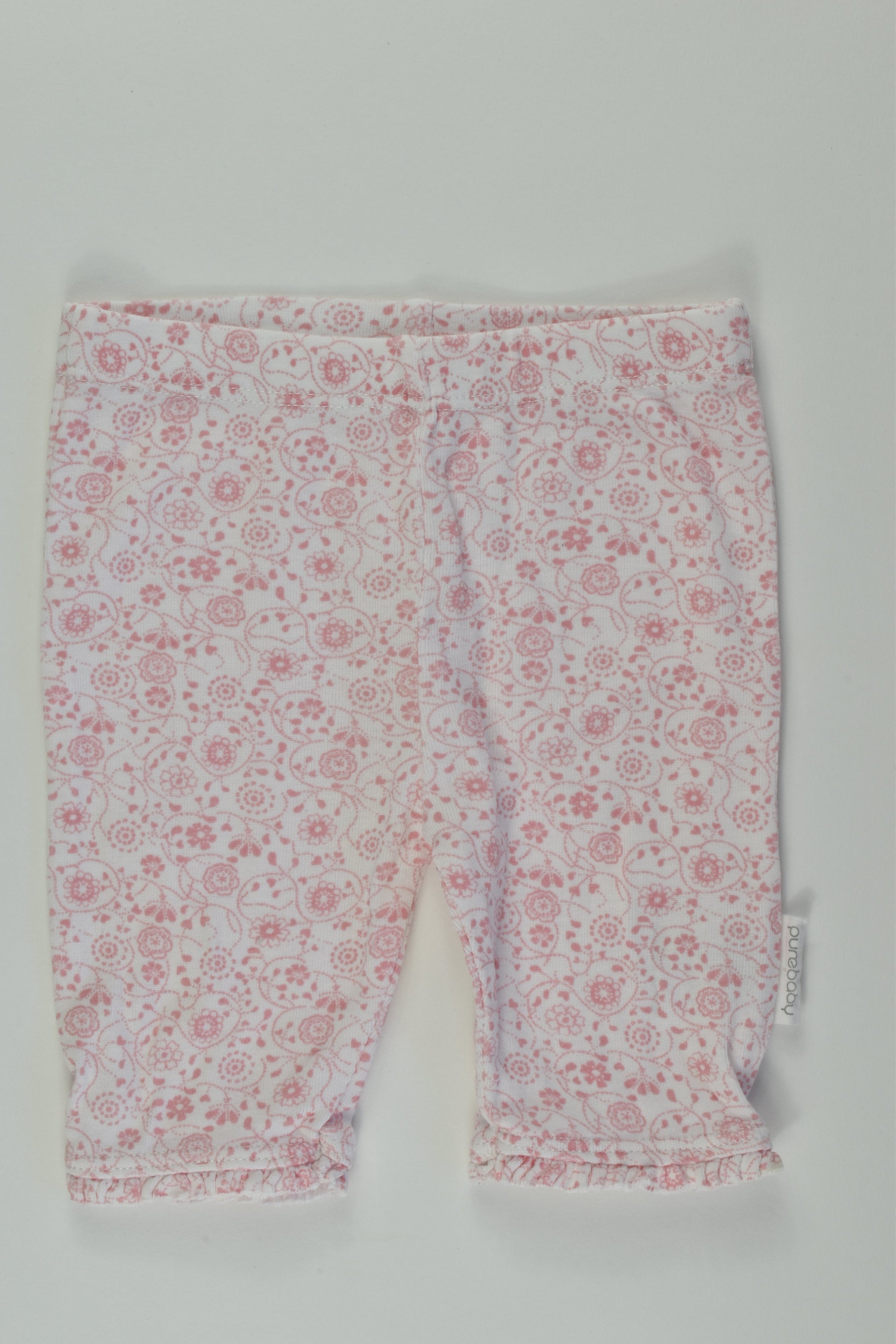 Purebaby Size 00 Short Leggings