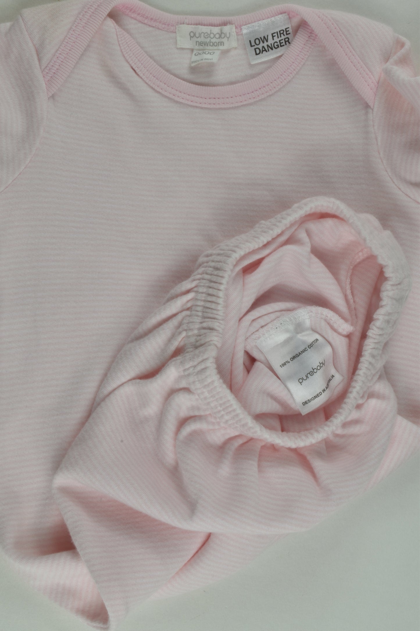 Purebaby Size 0000 Sleepingsuit