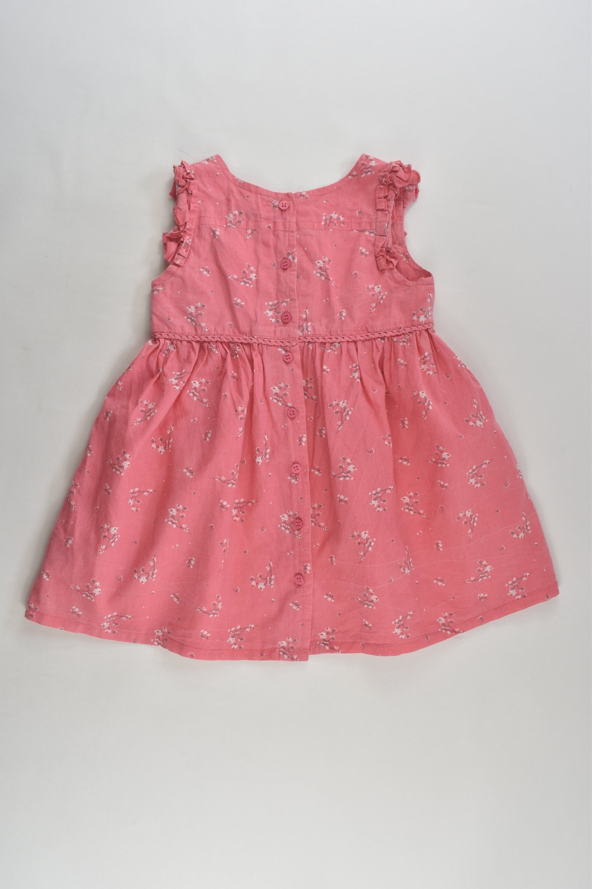 Purebaby Size 1 (12-18 months) Floral Dress