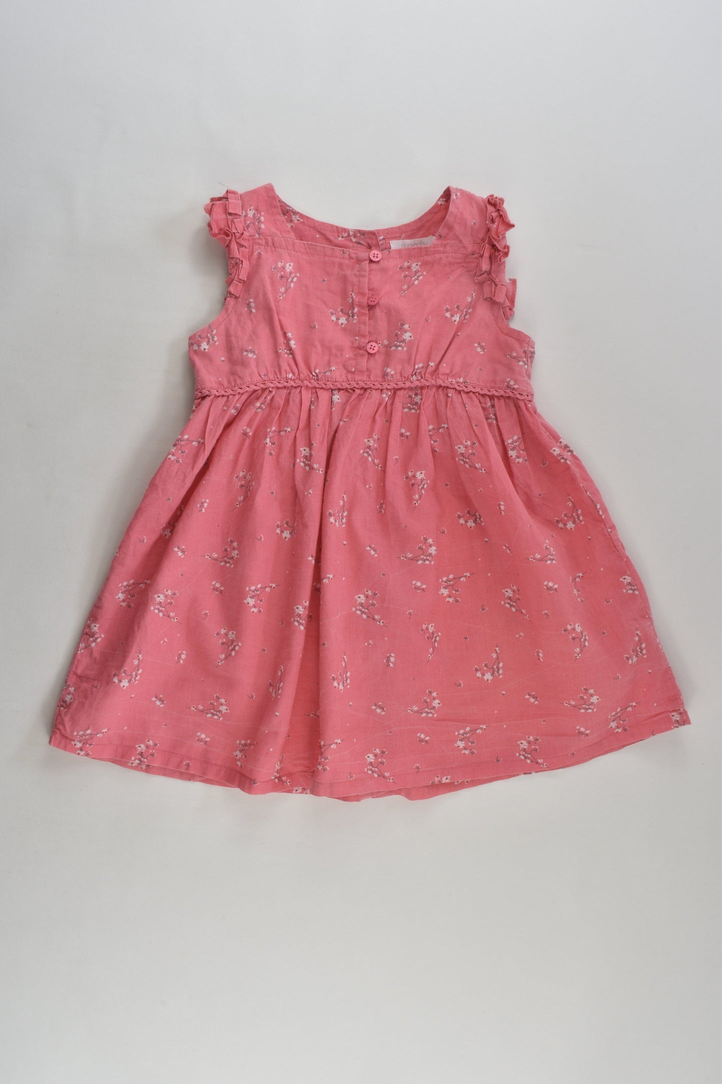 Purebaby Size 1 (12-18 months) Floral Dress