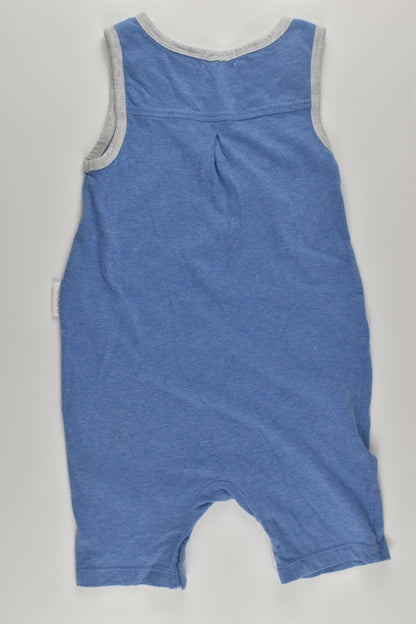 Purebaby Size 1 Short Nautical Overalls