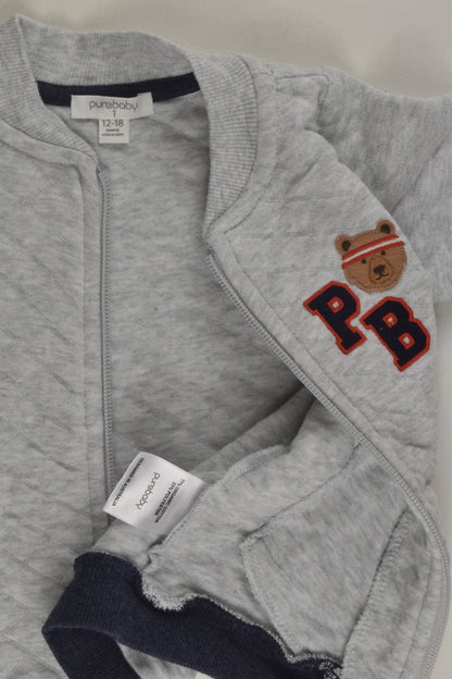 Purebaby Size 1 Zip Jumper