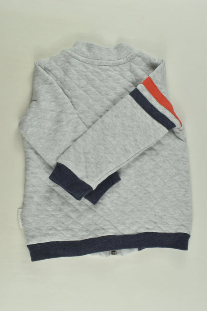 Purebaby Size 1 Zip Jumper