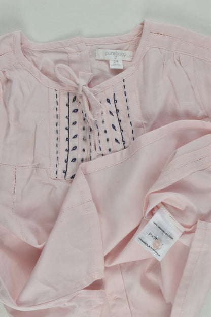 Purebaby Size 2 (24 months) Blouse