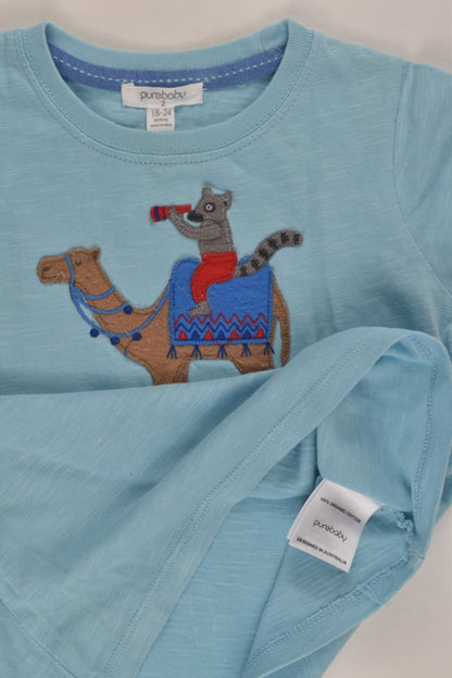 Purebaby Size 2 Camel T-shirt