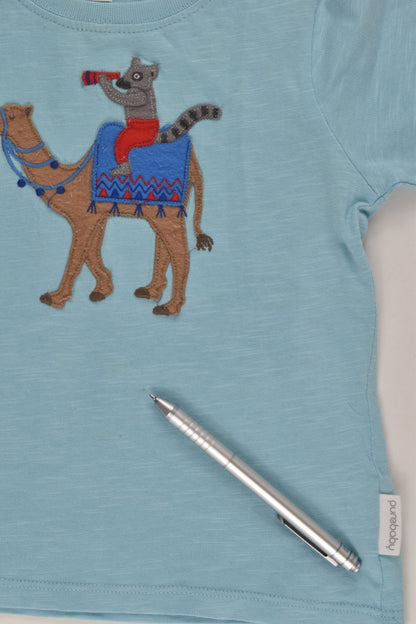 Purebaby Size 2 Camel T-shirt