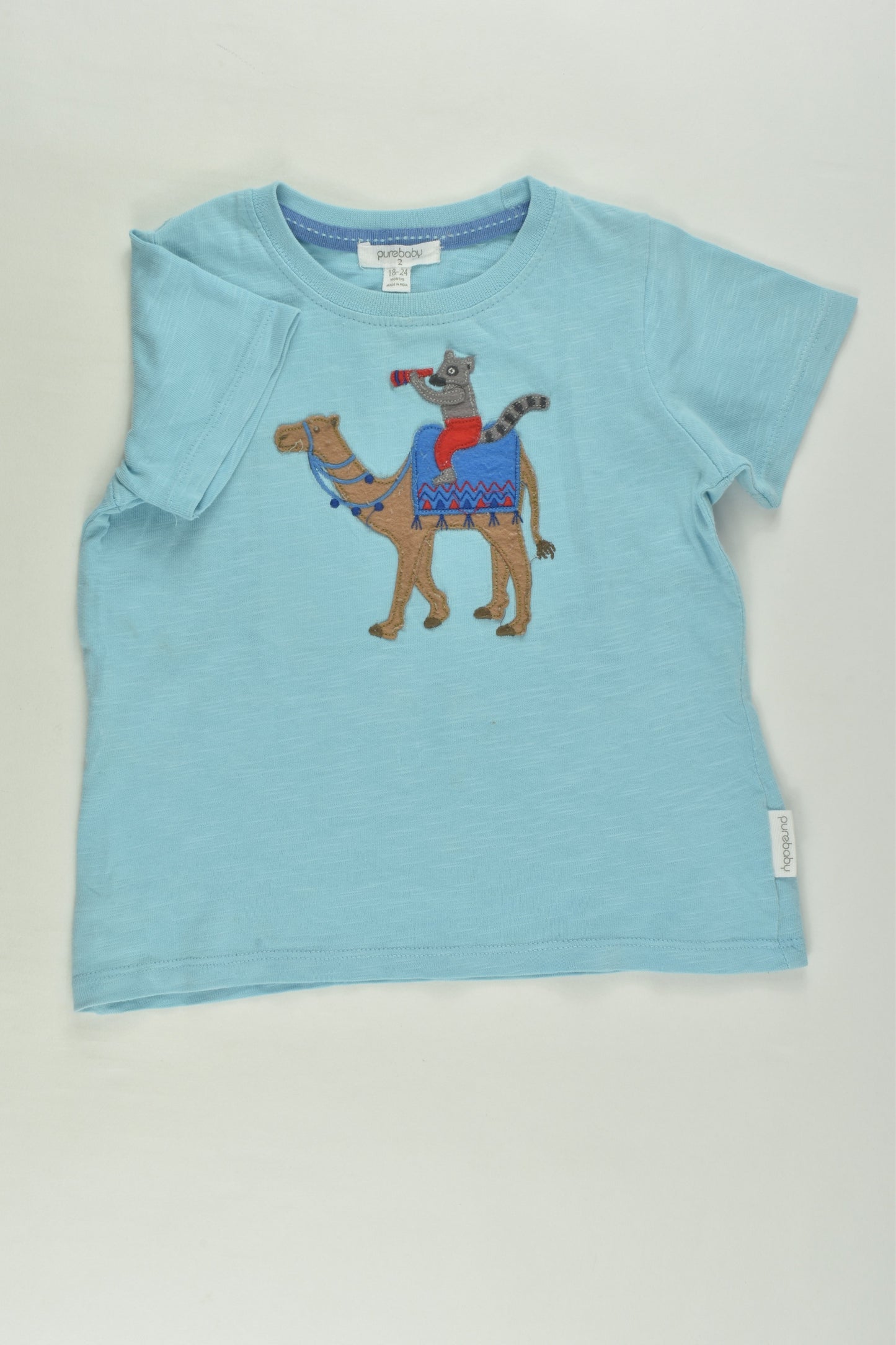 Purebaby Size 2 Camel T-shirt
