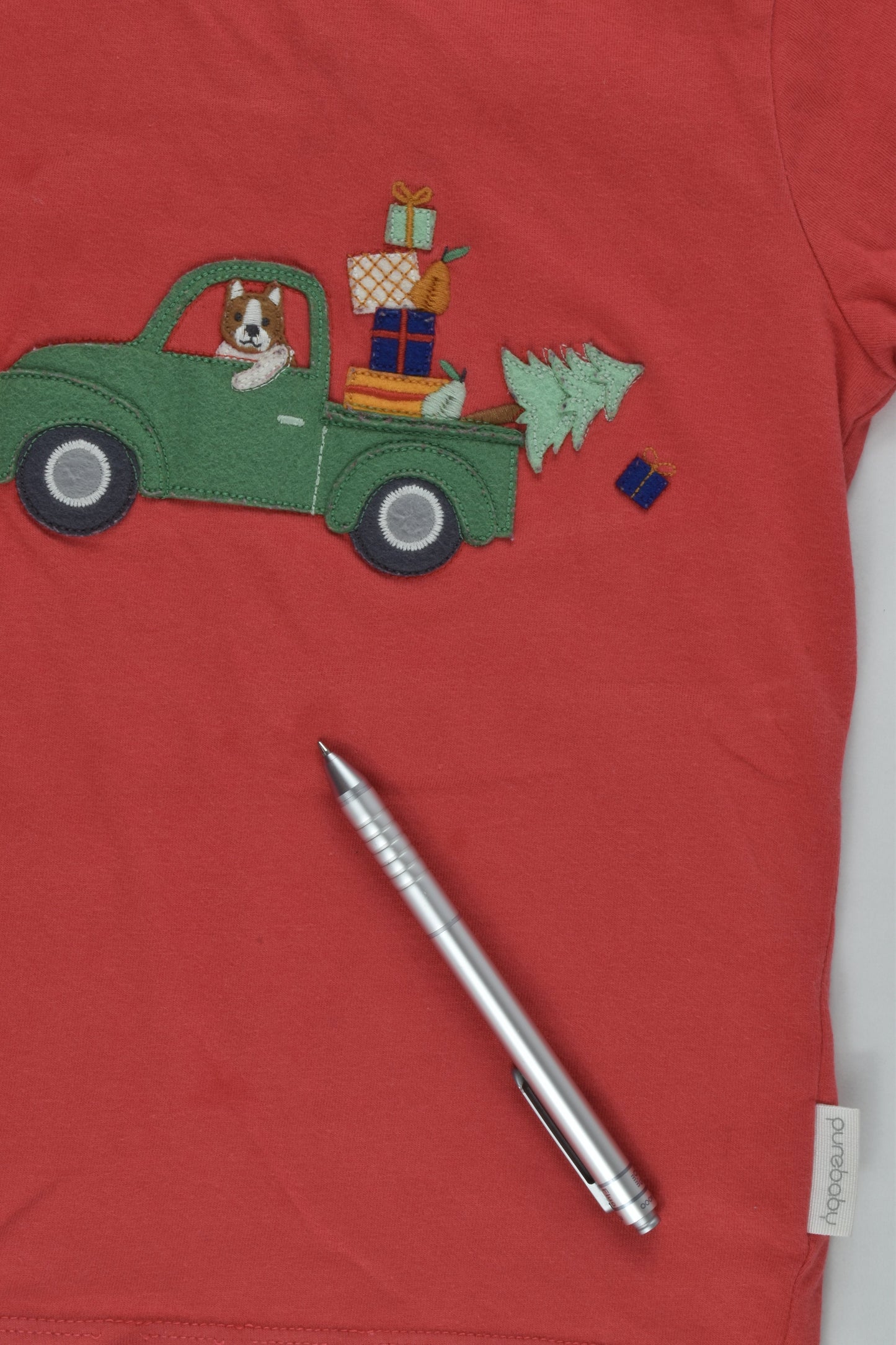 Purebaby Size 3 Christmas T-shirt
