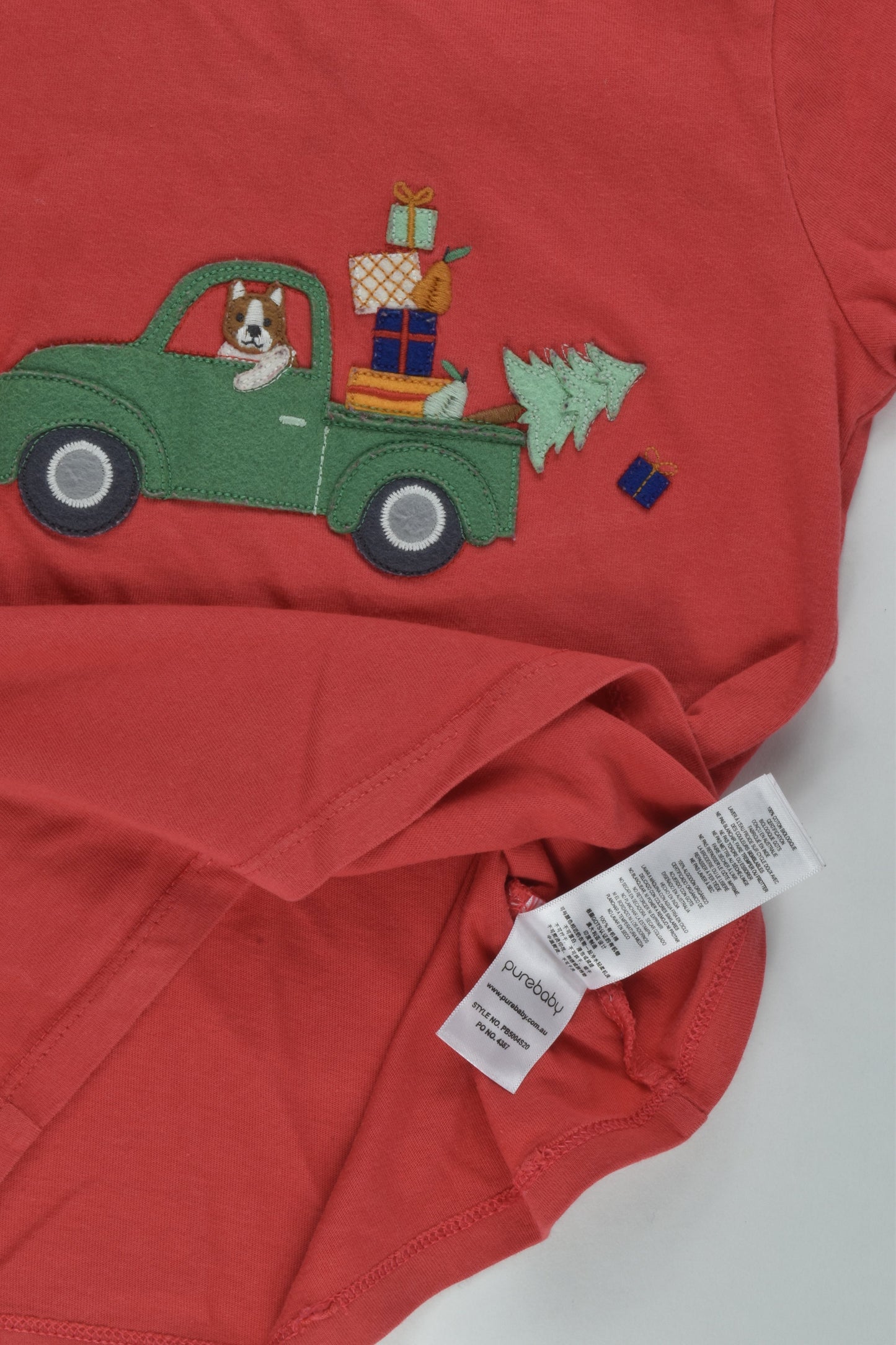 Purebaby Size 3 Christmas T-shirt