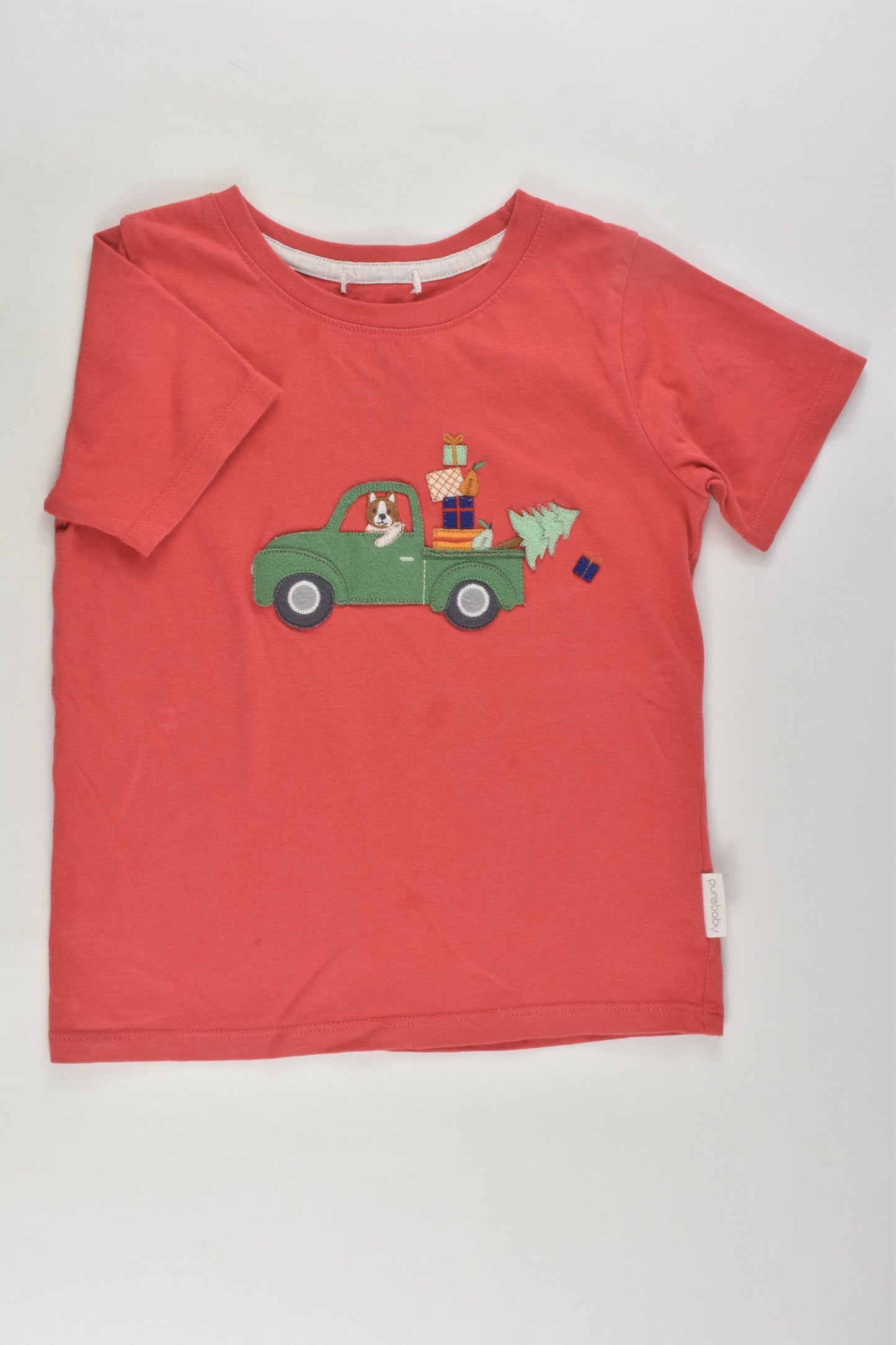 Purebaby Size 3 Christmas T-shirt