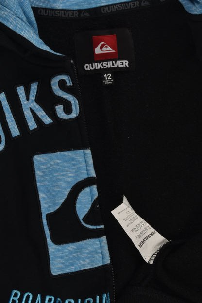 Quiksilver Size 12 Hooded Zip Jumper