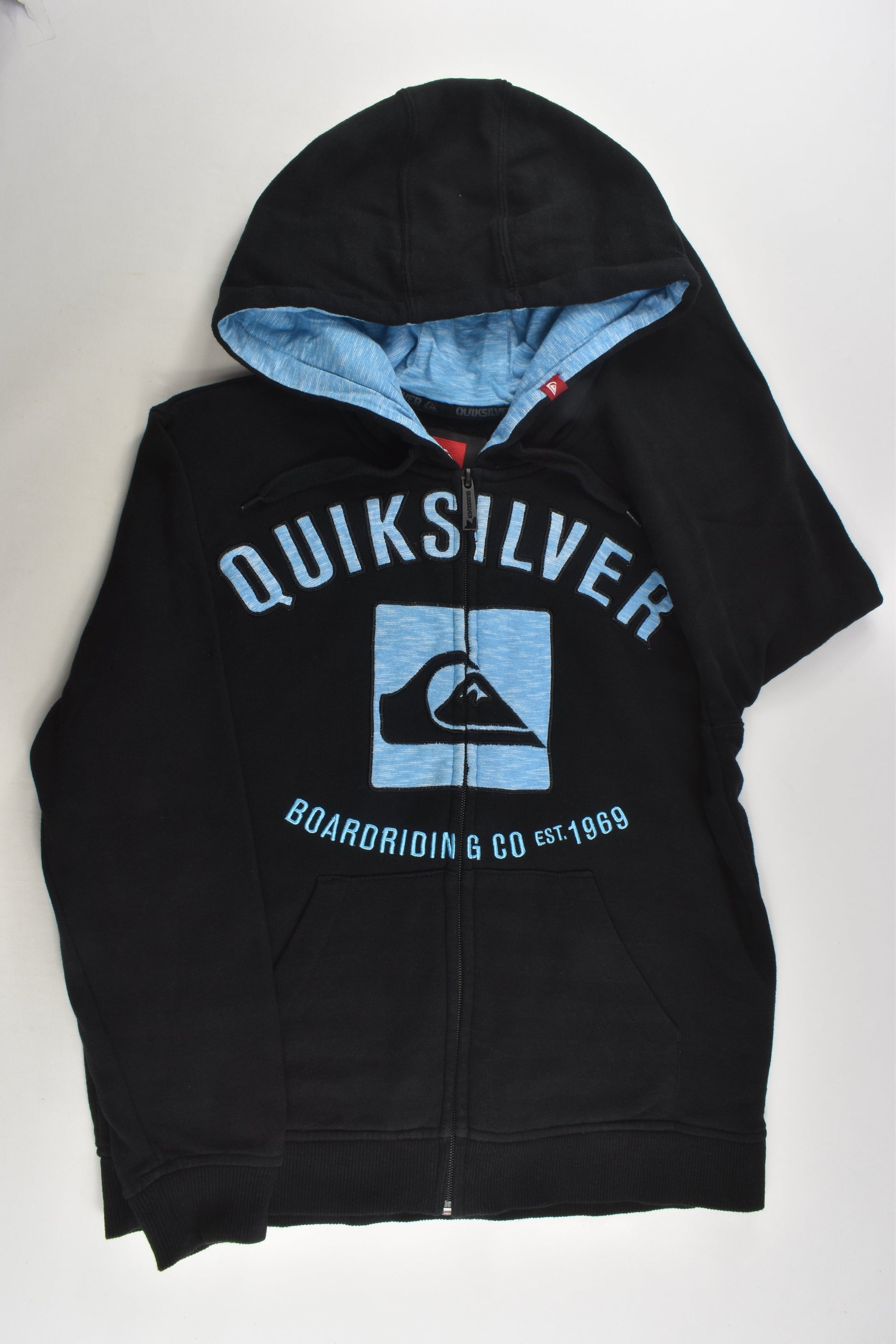 Quiksilver Size 12 Hooded Zip Jumper