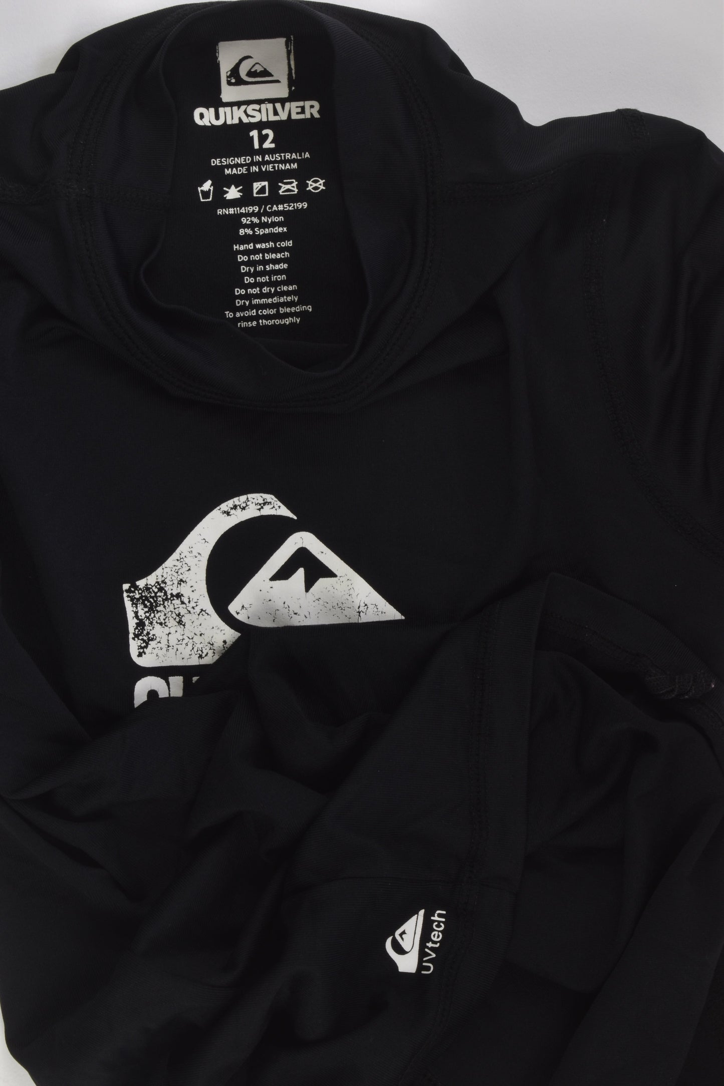 Quiksilver Size 12 Rashie Top