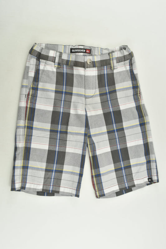 Quiksilver Size approx 8-10 Checked Shorts