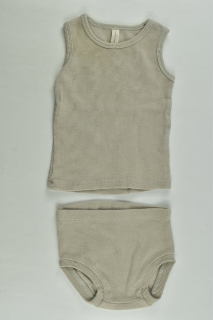 Quincy Mae Size 00 Ribbed Outfit