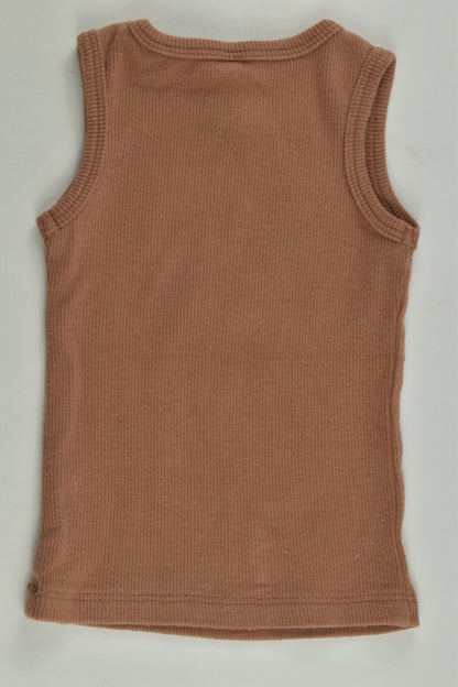 Quincy Mae Size 00 Ribbed Singlet