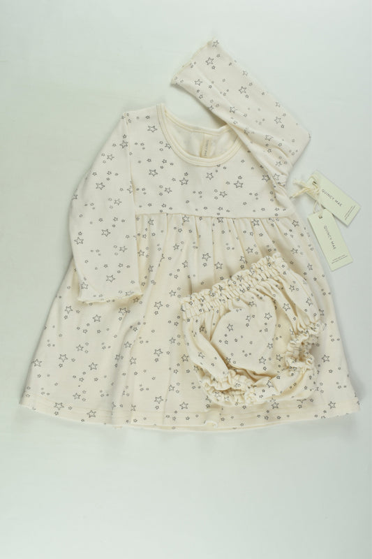 Quincy Mae Size 1 Stars Dress and Bloomers