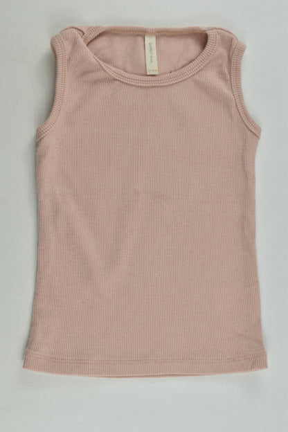 Quincy Mae Size 2 (18-24 months) Ribbed Tank Top