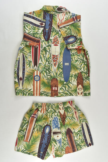 RJC Size 5 Hawaii Shirt and Shorts