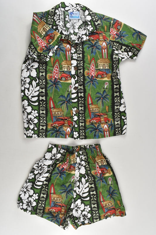RJC Size 6 Hawaii Shirt and Shorts