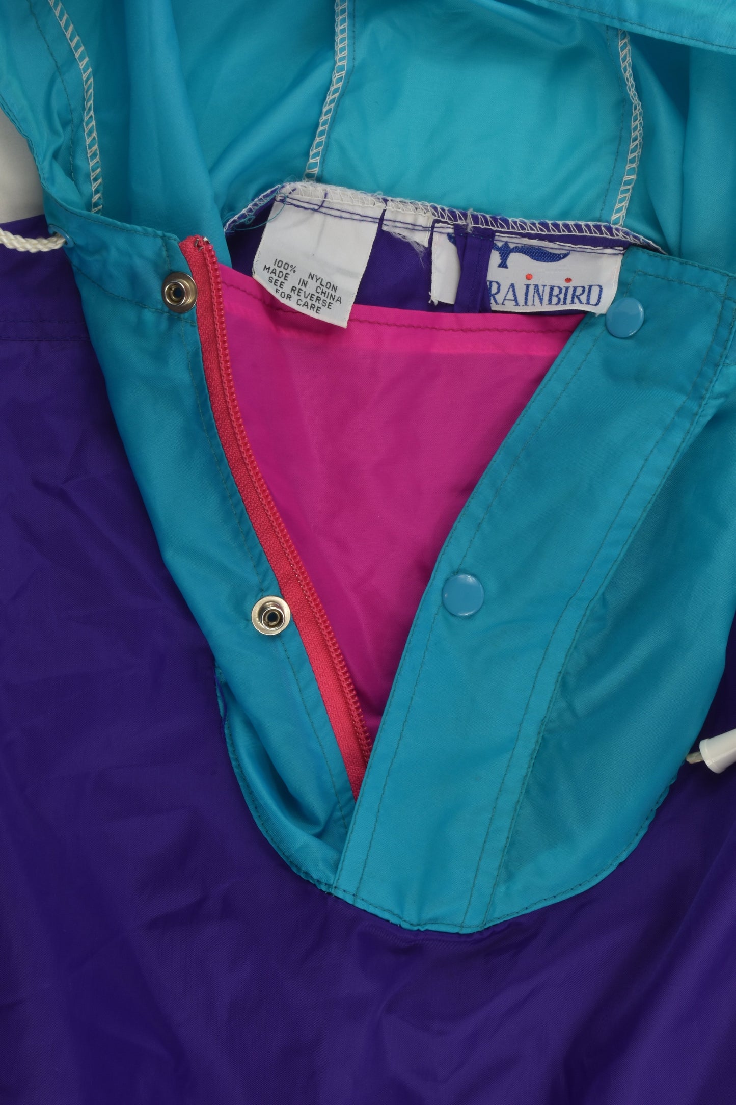 Rainbird Size approx 10-12 Vintage Lightweight Rain Jacket