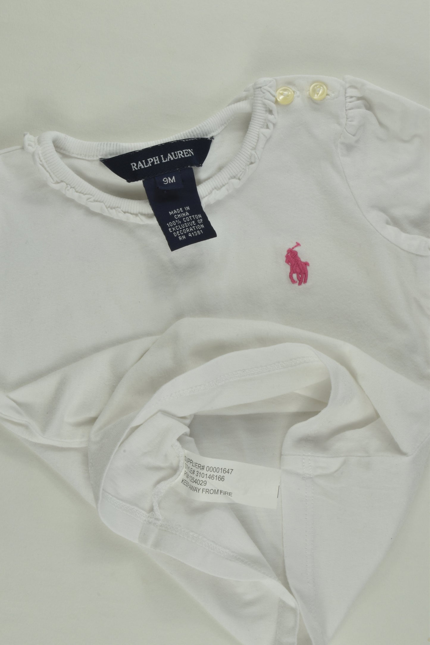 Ralph Lauren Size 0 (9 months) Top