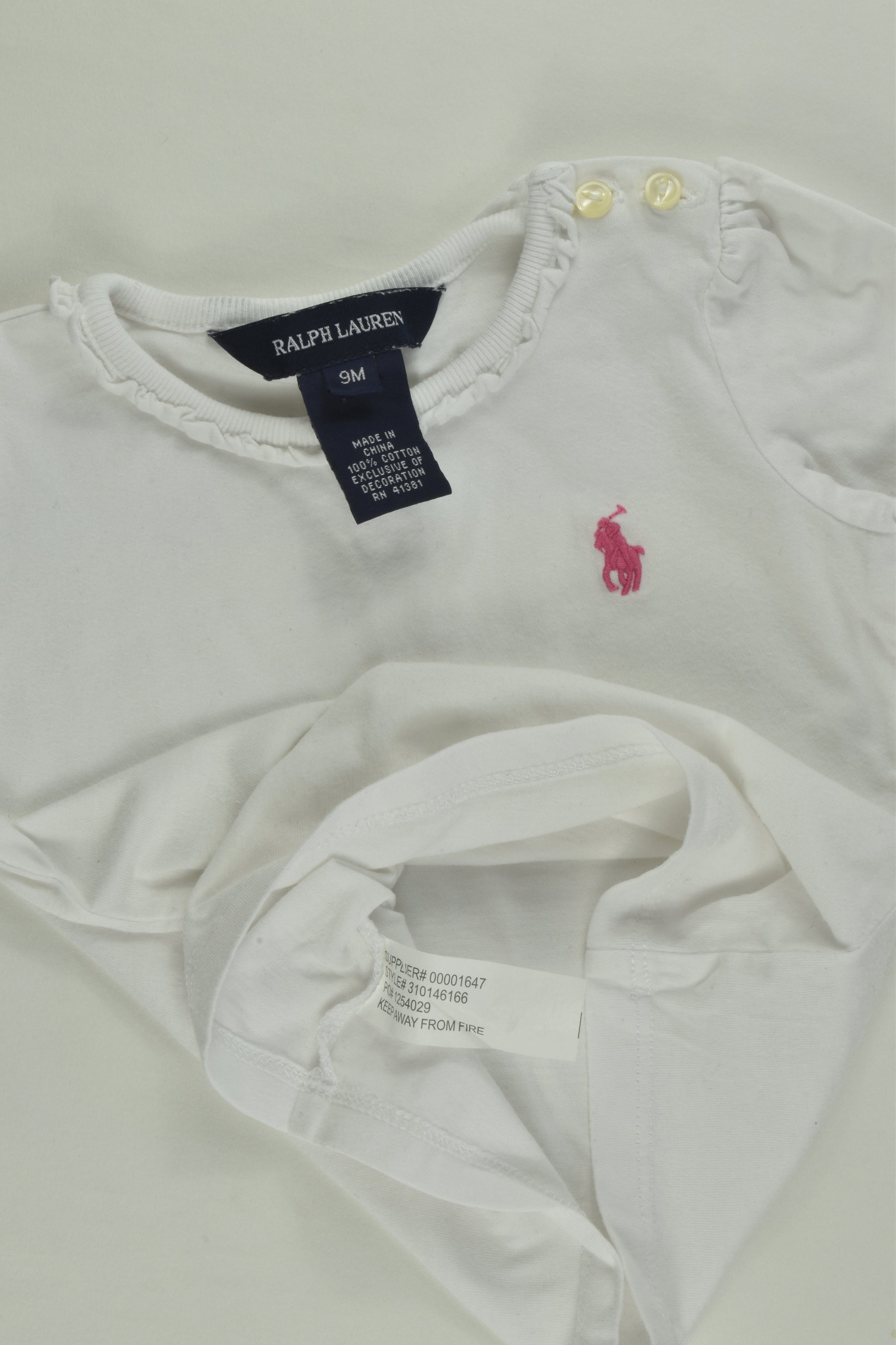 Ralph Lauren Size 0 (9 months) Top