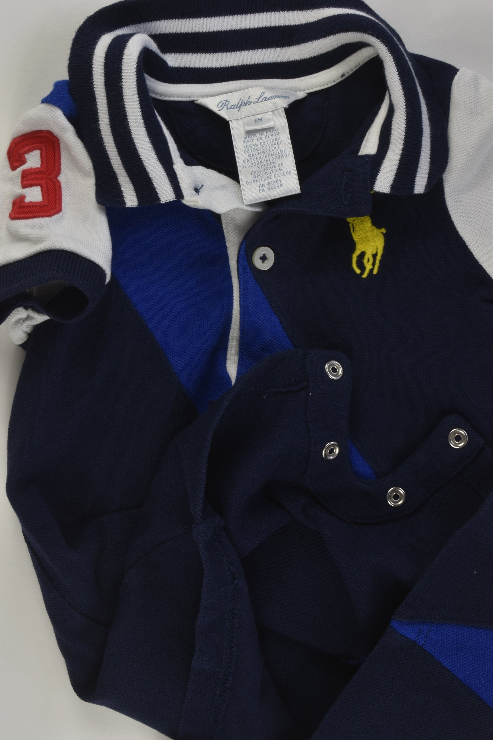 Ralph Lauren Size 00 (6 months) Polo Romper